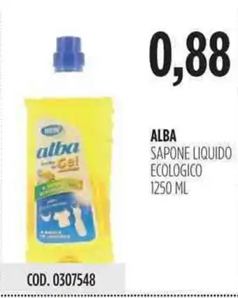 Carico Cash & Carry Alba Sapone Liquido Ecologio 1250ml. offerta
