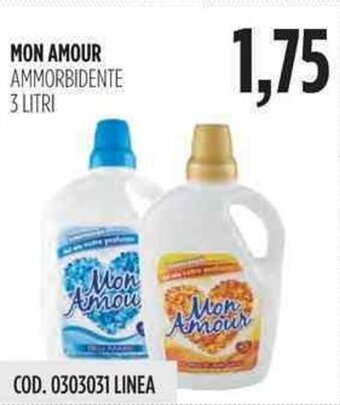 Carico Cash & Carry Mon Amour Ammorbidente 3 litri offerta