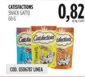 Catisfacions Snack Gatto 60g