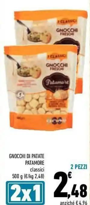 Conad Patamore Gnocchi di Patate 500g offerta