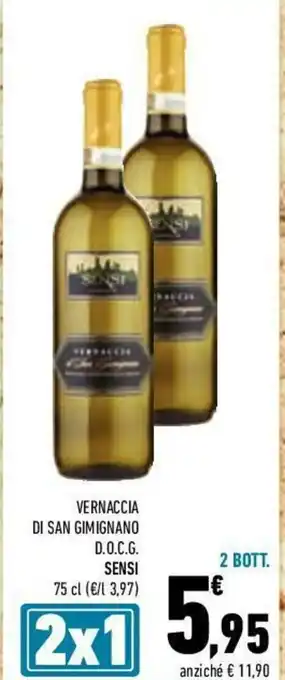 Conad Sensi Vernaccia di San Gimignano D.O.C.G. 75cl offerta