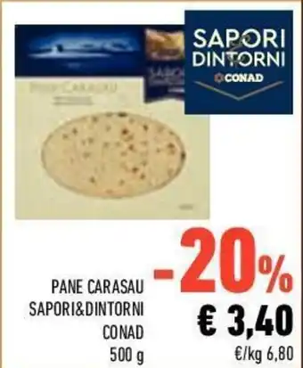 Conad Sapori & Dintorni Conad Pane Carasau 500g offerta