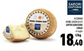 Conad Sapori & Dintorni Conad Pecorino Fiore Sardo D.O.P. offerta
