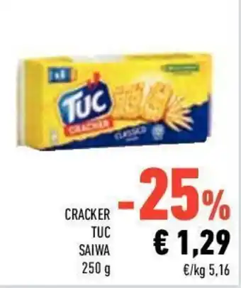 Conad Saiwa Tuc Cracker 250g offerta