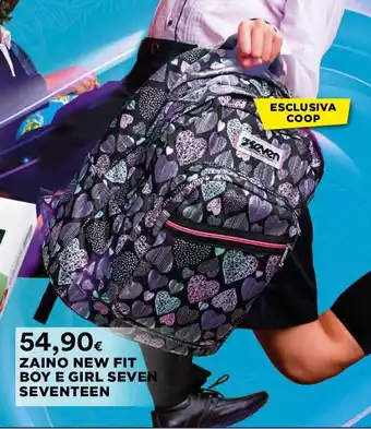 Coop ZAINO NEW FIT BOY E GIRL SEVEN offerta