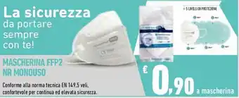 Conad Mascherina FFP2 NR Monouso offerta