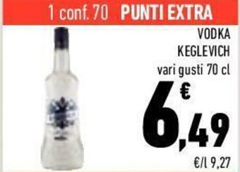Conad Keglevich Vodka 70cl offerta
