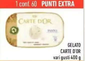 Conad Carte d'Or Gelato 400g offerta