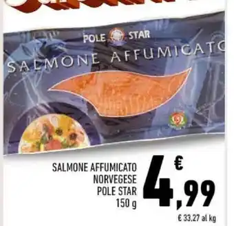 Conad SALMONE AFFUMICATO NORVEGESE POLE STAR 150 g offerta