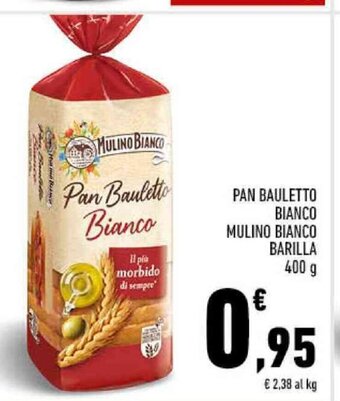 Conad PAN BAULETTO MULINO BIANCO BARILLA 400 g offerta
