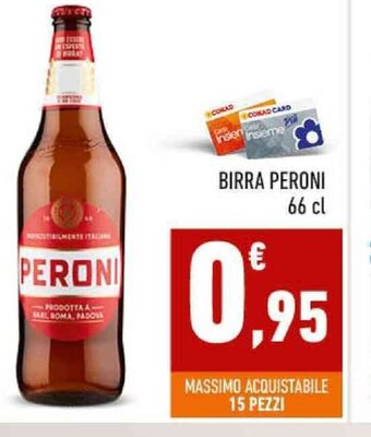 Conad BIRRA PERONI 66 cl offerta