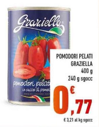 Conad POMODORI PELATI GRAZIELLA 400 g 240 g sgocc offerta