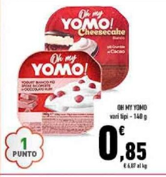 Conad Oh my YOMO vari tipi-140 g offerta