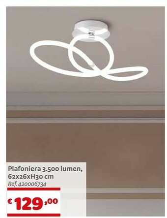Bricocenter Plafoniera 3.500 Lumen offerta