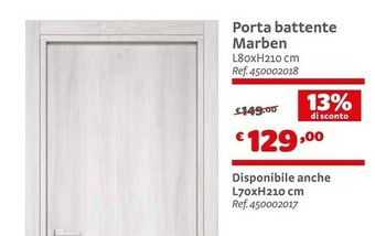 Bricocenter Porta Battente Marben offerta