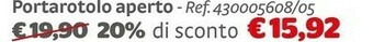 Portarotolo Aperto