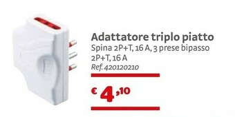 Bricocenter Adattatore Triplo Piatto offerta