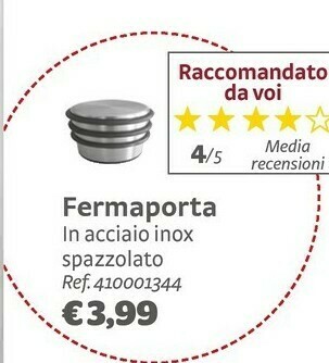 Bricocenter Fermaporta In Acciaio Inox offerta