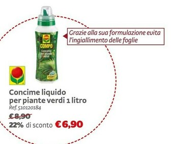 Bricocenter Concime Liquido Per Piante Verdi offerta