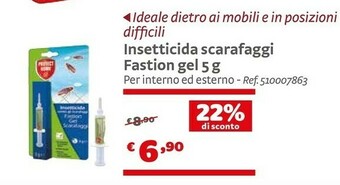 Bricocenter Insetticida Scarafaggi Fastion Gel offerta