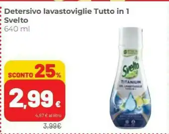 Coop Svelto Detersivo Lavastoviglie Tutto In 1 offerta