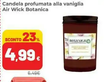 Coop Air Wick Candela Profumata Alla Vaniglia Botanica offerta