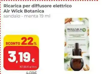 Coop Air wick Botanica Menta Diffusore Elettrico offerta