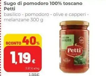 Coop Petti Sugo Di Pomodoro 300g offerta