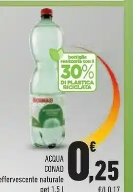 Conad Conad - Effervescente Naturale 1500 G(ml) offerta