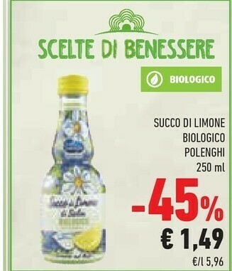 Conad Polenghi - Succo Di Limone offerta