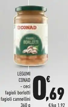 Conad Conad Legumi Ceci offerta