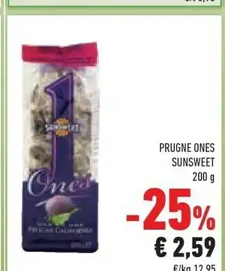 Conad Sunsweet - Ones Prugne California 200 G(ml) offerta