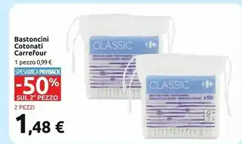 Carrefour Market Bastoncini Cotonati offerta