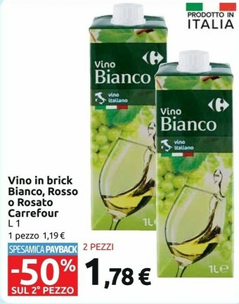 Carrefour Market Vino Bianco offerta