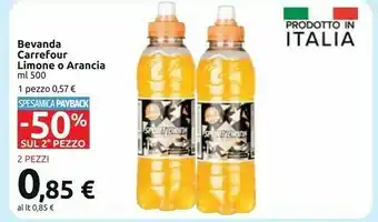 Carrefour Market Bevanda Limone offerta
