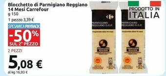 Carrefour Market Carrefour Blocchetto Di Parmigiano Reggiano 14 Mesi offerta