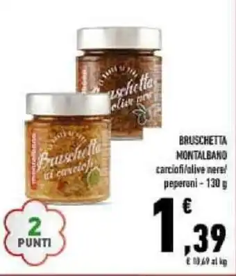 Conad BRUSCHETTA MONTALBANO 130 g offerta