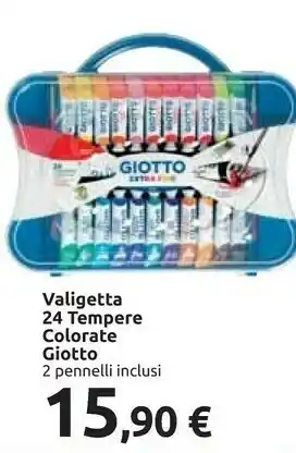 Carrefour Giotto Valigetta 24 Tempere Colorate offerta