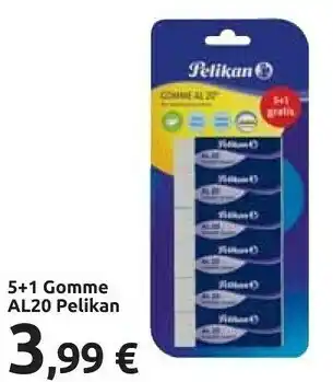 Carrefour Pelikan 5+1 Gomme AL20 offerta