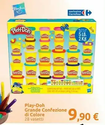 Carrefour Play-doh Grande Confezione Di Colore 28 Vasetti offerta