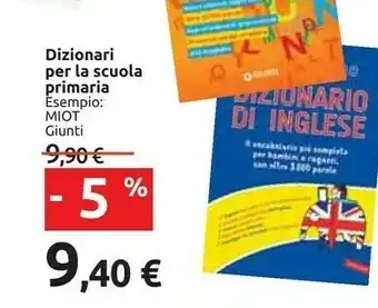 Dizionari Per La Scuola Miot Giunti