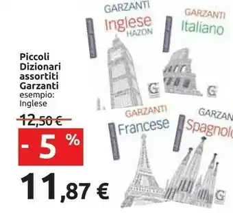 Carrefour Garzanti CANZONIERE ITALIANO Libro In Brossura ITA Libro offerta