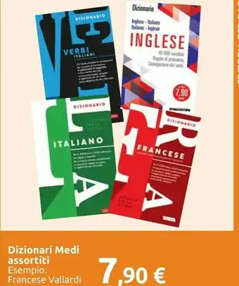 Carrefour Dizionari Medi Francese Vallardi offerta