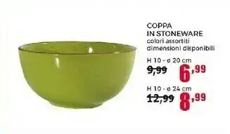 Happy Casa Coppa In Stoneware offerta