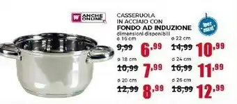 Happy Casa Casseruola In Acciaio offerta