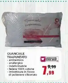 Happy Casa Guanciale Trapuntato Antitarmico Anche offerta