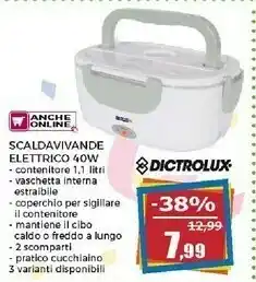 Dictrolux Scaldavivande Elettric