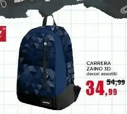 Happy Casa Carrera Zaino 3d offerta