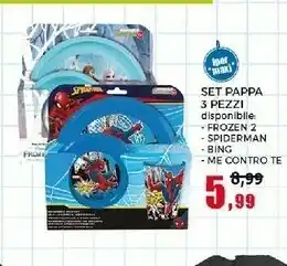 Happy Casa Set Pappa 3 Pezzi offerta
