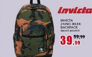 Happy Casa Invicta Zaino Jelek Backpack offerta